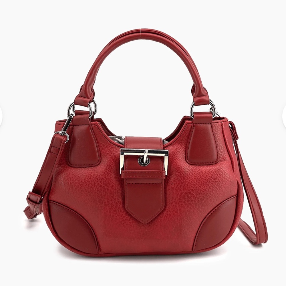 NWT Like Dreams Artic Plush Y2K Top Handle/Crossbody Bag in Red (Soldout Color)